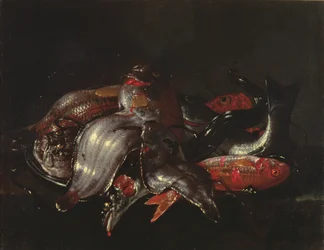 Stilleven van Vis, c.1670-80